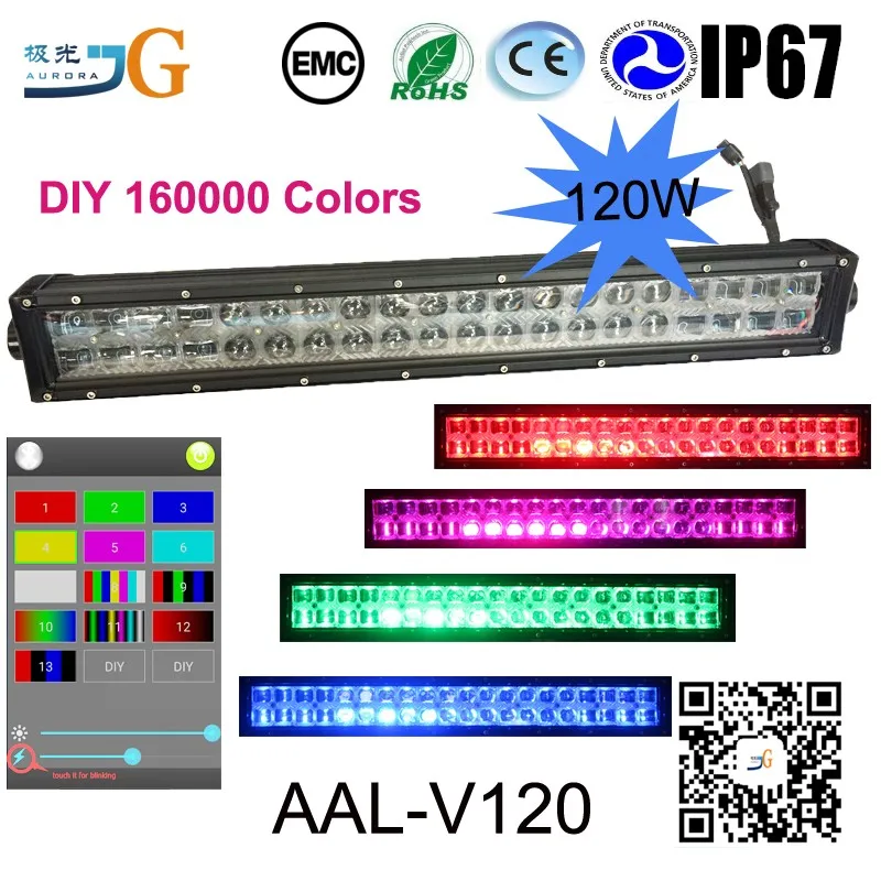 Aluminum High Lumen Led Driving Light Bar 4" 4d Lens 18w Auto Led Light