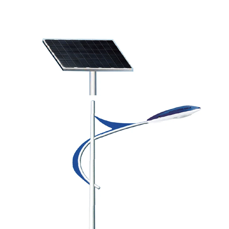 Wholesale LED lamp head 8M pole solar street light 80W price