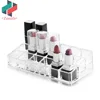 ZNH00007 Vintage 18 Compartments Clear Acrylic Organizer Lipstick Display Holder