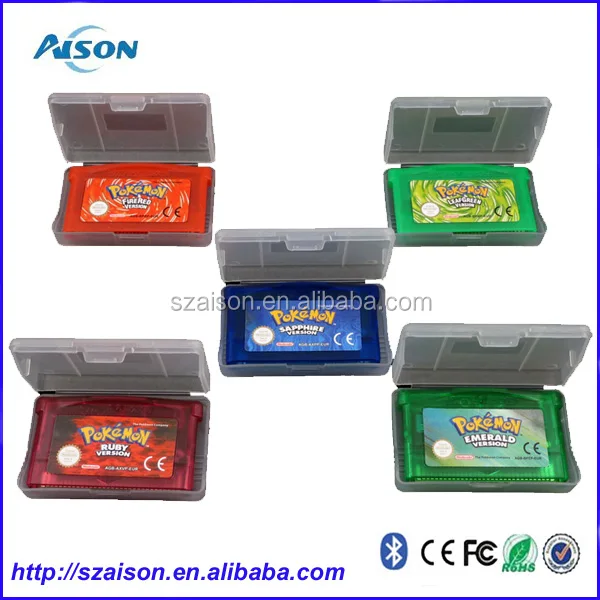 ポケモンゲーム Gbaゲームカード用のエメラルド ファイアレッド リーフグリーン ルビー サファイア Buy ポケモン ポケモンゲーム ポケモンファイヤーレッド Product On Alibaba Com