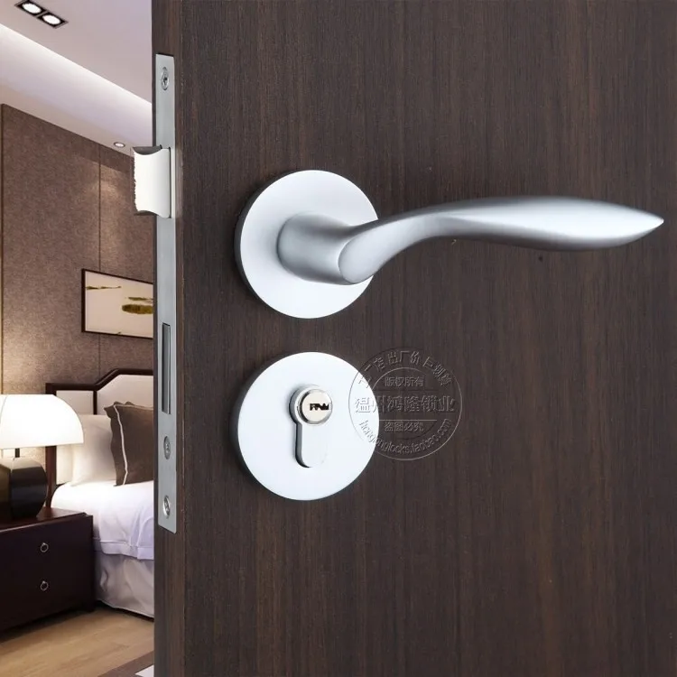 Sliding Bathroom Door Lock Indoor Panel Door Lock With Handles - Buy