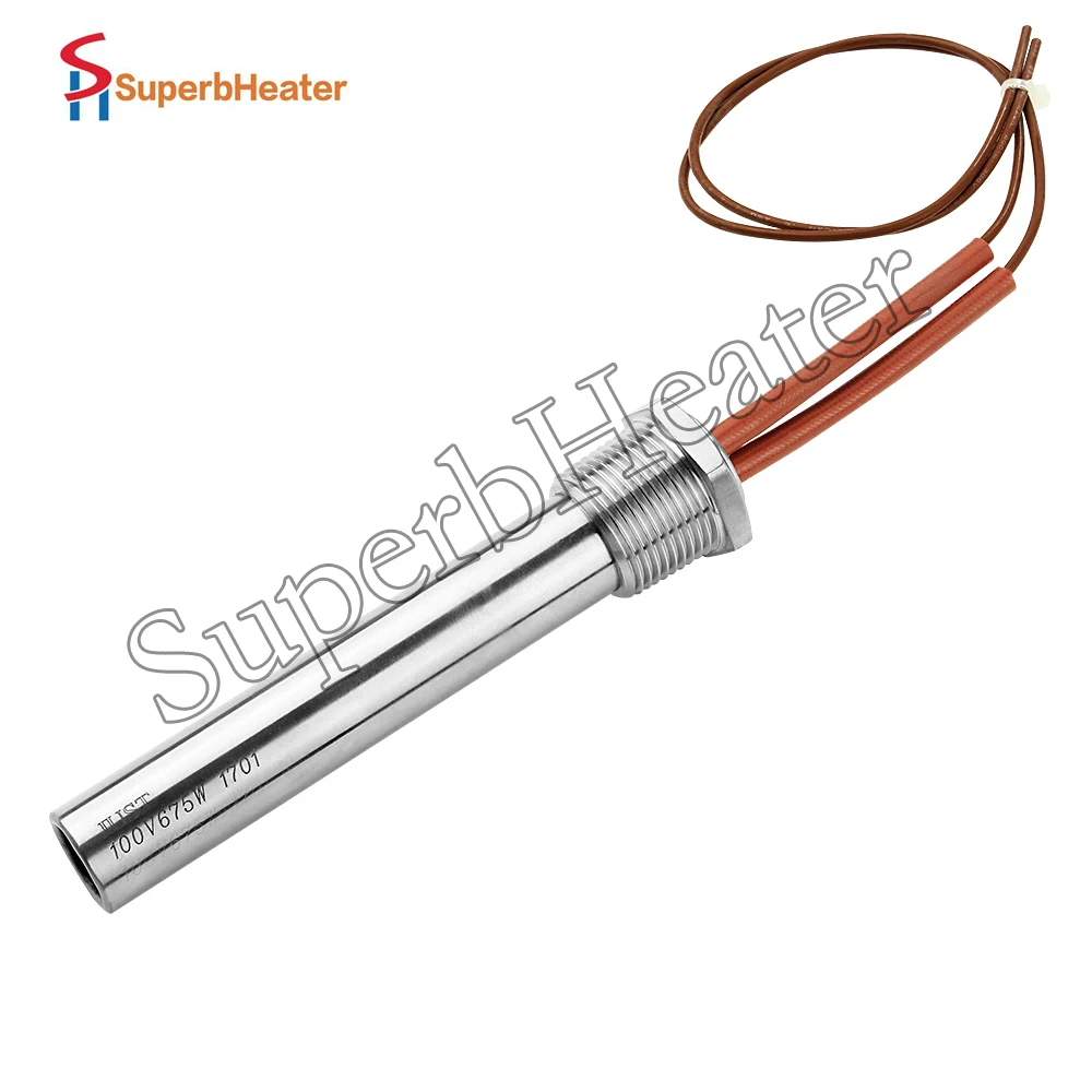 120v 750w Electric Immersion Cartridge Heater Heating Element With 1/2