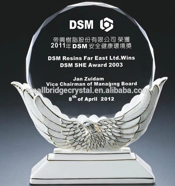 product pujiang supplier wholesale new shaped crystal showpieces with ceramic base-21