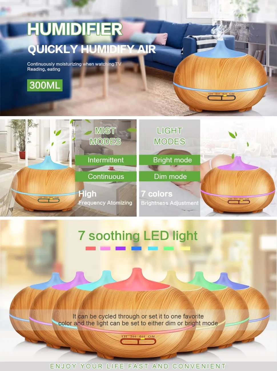 Kpop Merchandise Air Humidifier Wholesale High Quality Rainbow Aroma