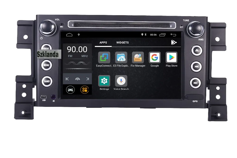 Clearance 7"HD IPS Touch Screen Android 9.0 Car DVD Player for Suzuki Grand Vitara radio stereo dvd Wifi 3G steering wheel camera DVR Map 3