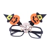 Baby Halloween metal cranium Glasses orange color felt cloth spongia Pumpkin plastic frames