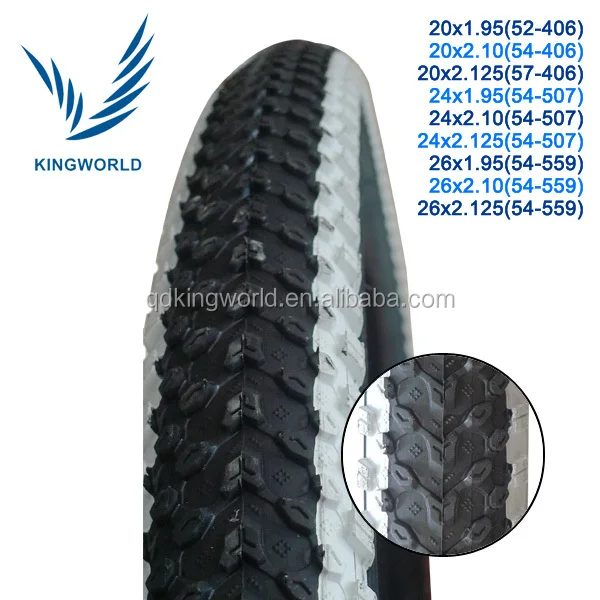 24 x 2.10 mountain bike tires