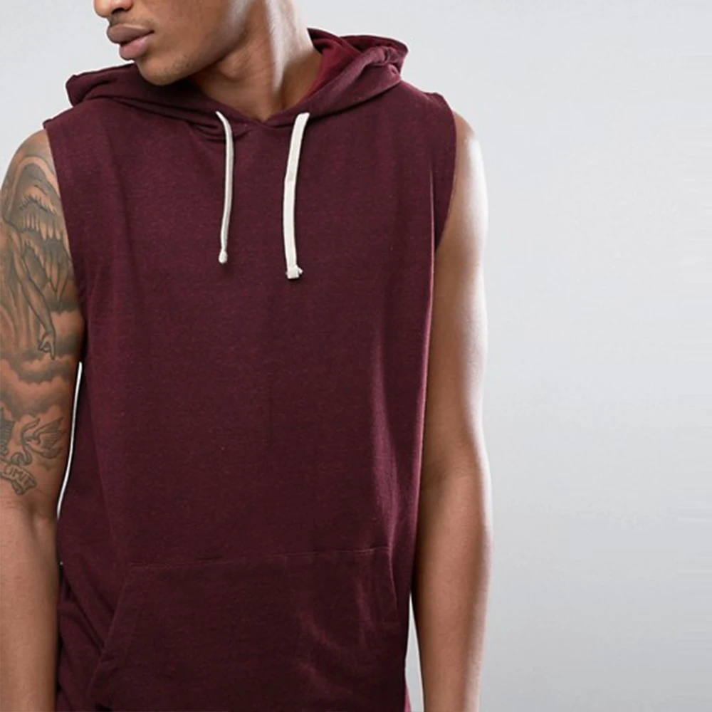 Wholesale Apparel Sport Wear Men Plain Curved Hem Basketball Sleeveless