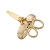 Latest high quality gold silver plated alloy finger ring wholesale fashion scissors ring jewelry