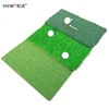 New style Folding Practice Golf Mat 25in*16in Skidproof Rubber bottom Golf Range Mat long and short golf mat putting