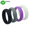 Double Debossed Silicone Wedding Ring Sport Band