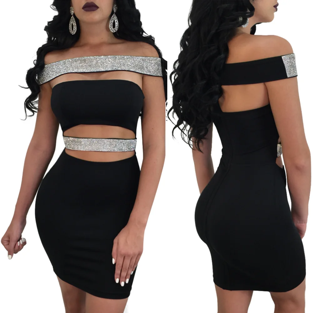 black bodycon dress online
