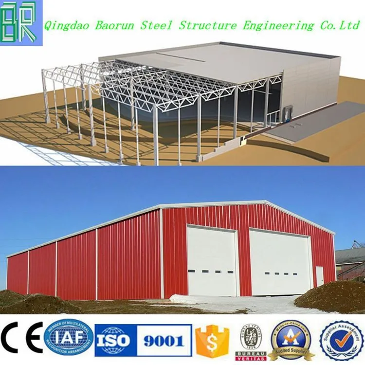 Light and fast steel structure workshop