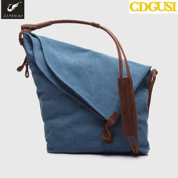 2017 Las Grey Cotton Crossbody Bag For Women Vintage Canvas Leather 2017 Las Grey Cotton Crossbody Bag For Women Vintage Canvas Leather