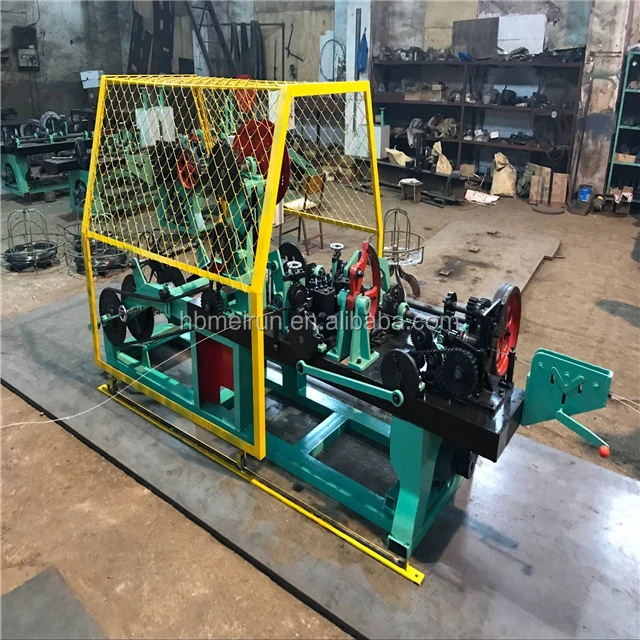 Automatic Barbed Wire Fencing Making Machine