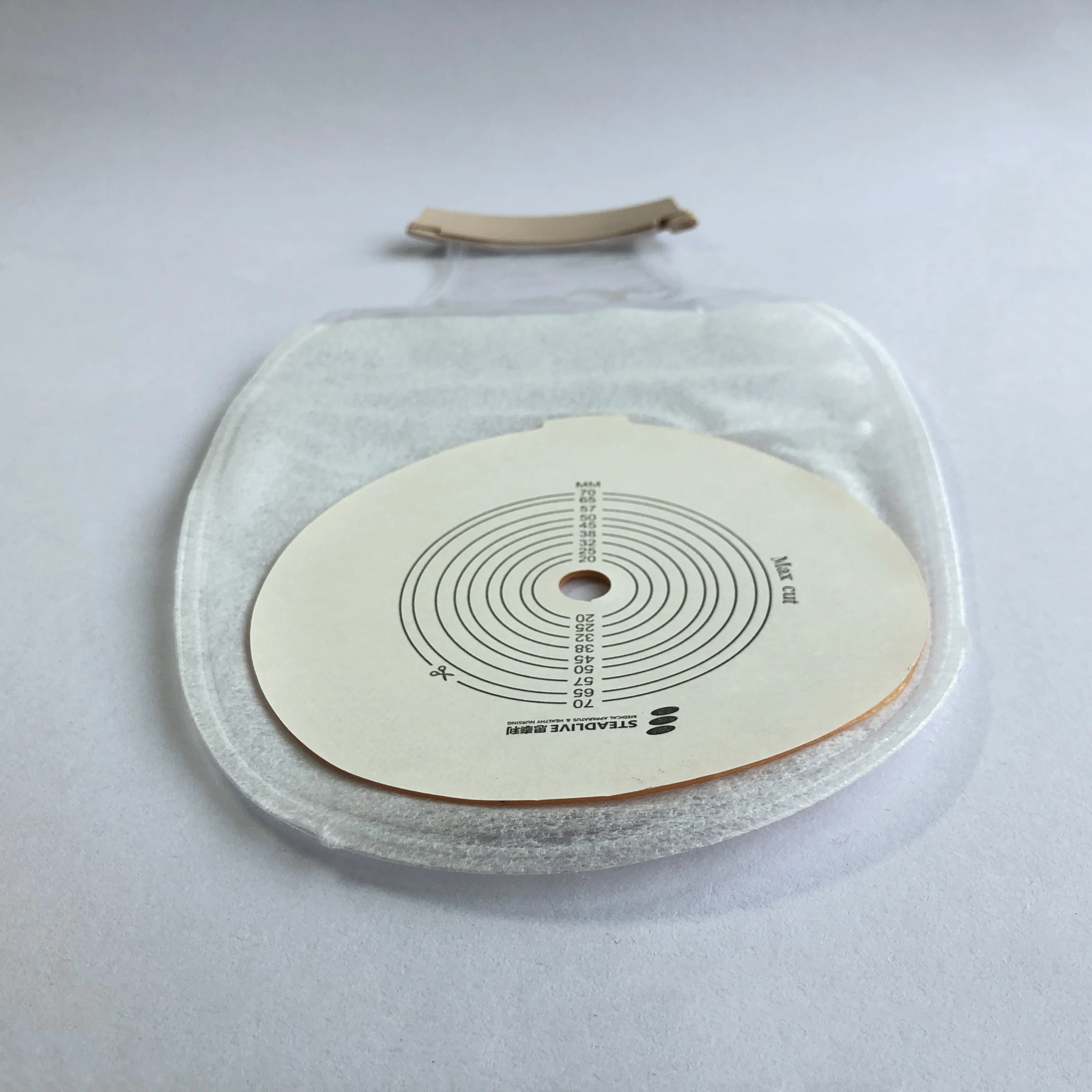 70mm One Piece Ostomy Bag Disposable With Hydrocolloid Flange Buy