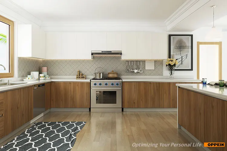 Mauritius Custom Fabricate Melamine Modular Kitchen Cabinets View Mauritius Kitchen Cabinets Oppein Product Details From Oppein Home Group Inc On Alibaba Com