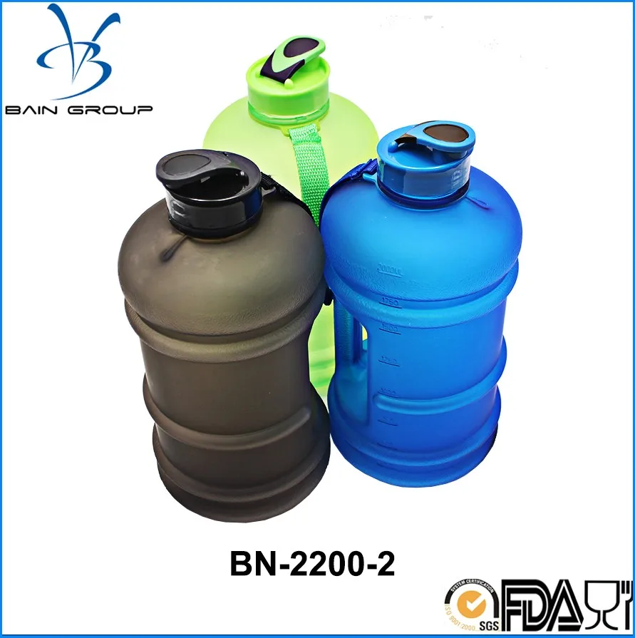 2.2l Plastic Water Bottle With Handle Matt Color Buy Plastic