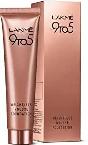 Lakme 9 to 5 Weightless Mousse Foundation(04 ROSE HONEY)