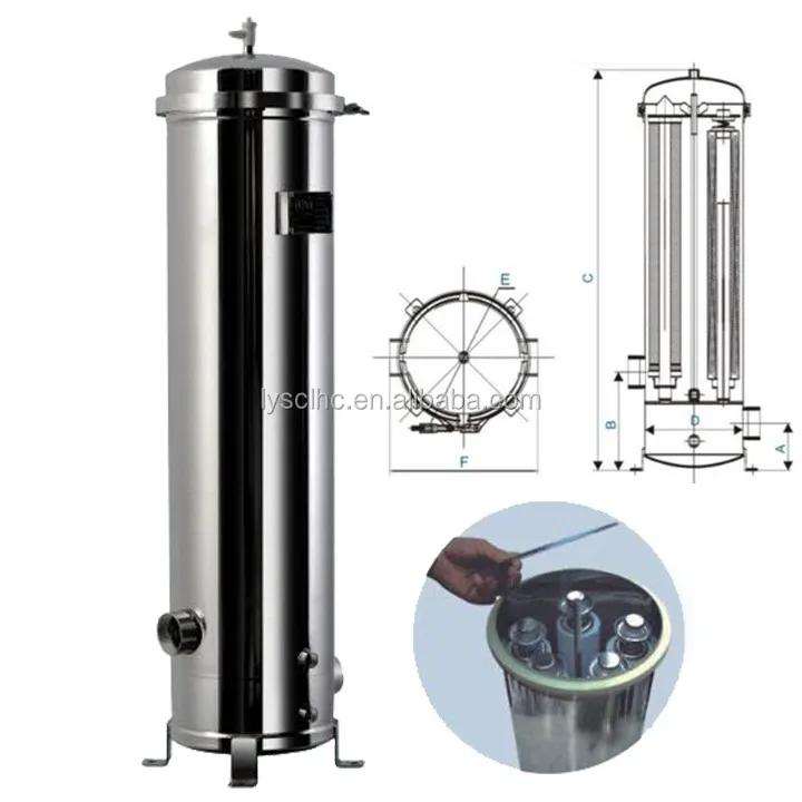 High quality ss cartridge filter housing manufacturers for water-14