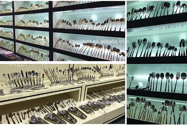  wholesale Restaurant cutlery dinnerware Knife Fork Spoon Silverware Stainless Steel Flatware Set