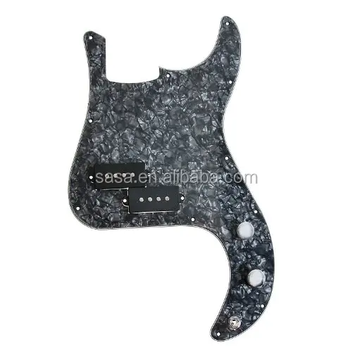 Loaded P Bass Black Pearl Pickguard With Pickup Pb Bass Pickguard Pickup Pb Pbk Bp 40 Cr Knob