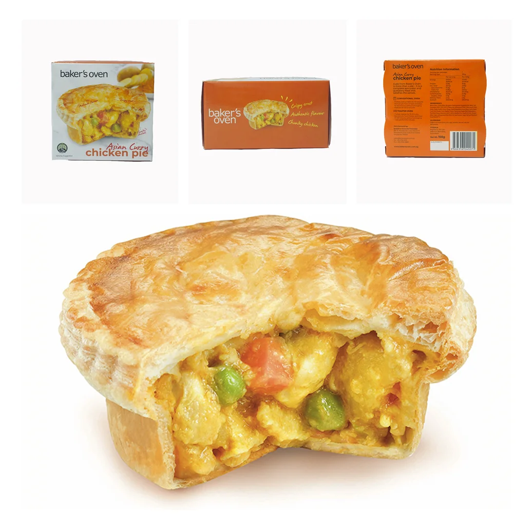 Colored Box Packing Baked Goods Frozen Chicken Pie Pastry - Buy Pastry