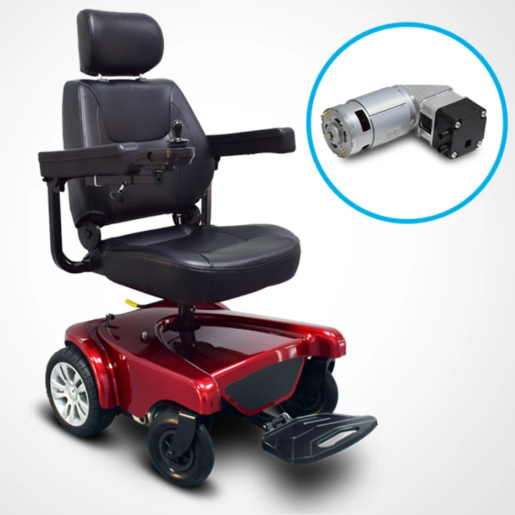 Outdoor Standing Up 4 Wheel Electric Drive Wheelchair With PG Controller