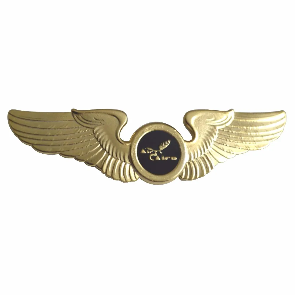 Custom Metal Lapel Pin Gold Pilot Wings Pin - Buy Pilot Wings Pin,Gold ...