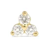 2019 minimalist 925 silver jewelry design fashion diamond stud earrings women
