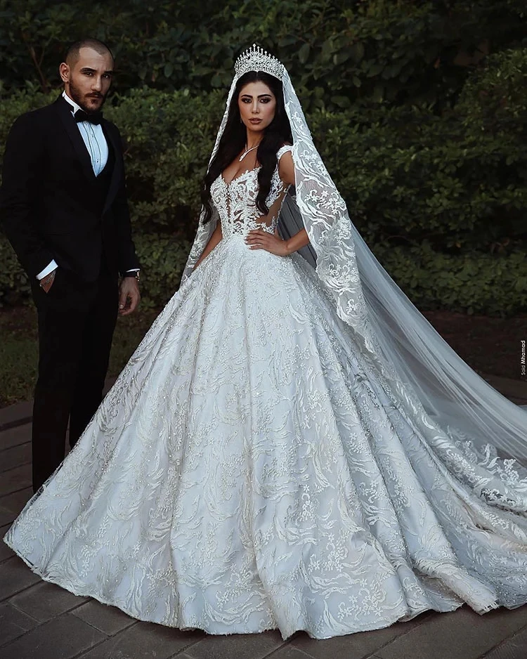 L226 Robe De Mariage 2019 Wedding Gowns Pakistani Lace Ball Gown Bride Wear Dresses Latest Buy Wedding Dresseswedding Dress Bridal Gownlace Bridal