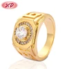 New Model Wedding Rings Jewelry Pure Diamond Price 18K Dubai Gold Ring