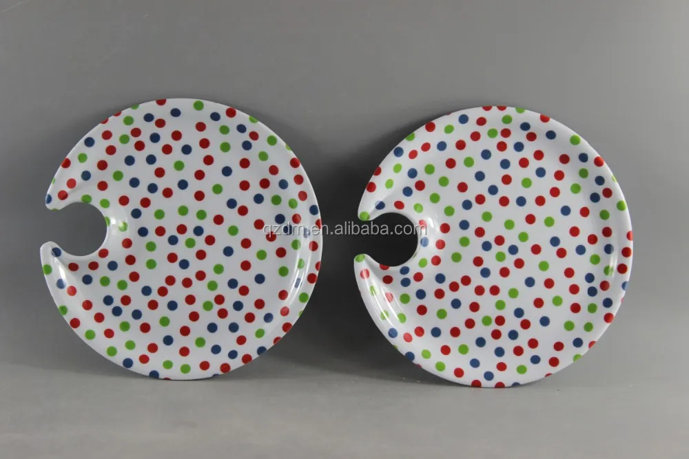 American Football Print Melamine Oval Plate/Oval Plastic Big Serving Plate