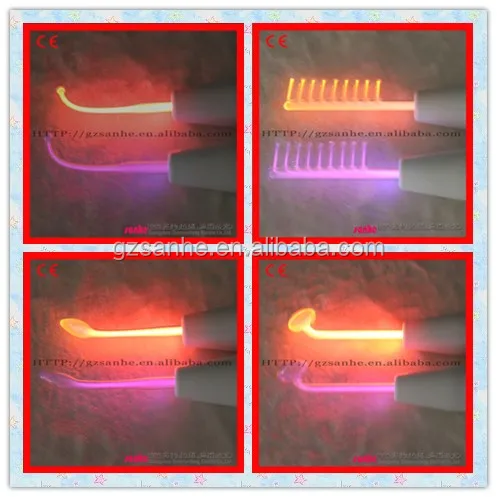 Hair Loss Treatment With Violet Ray Wand High Frequency