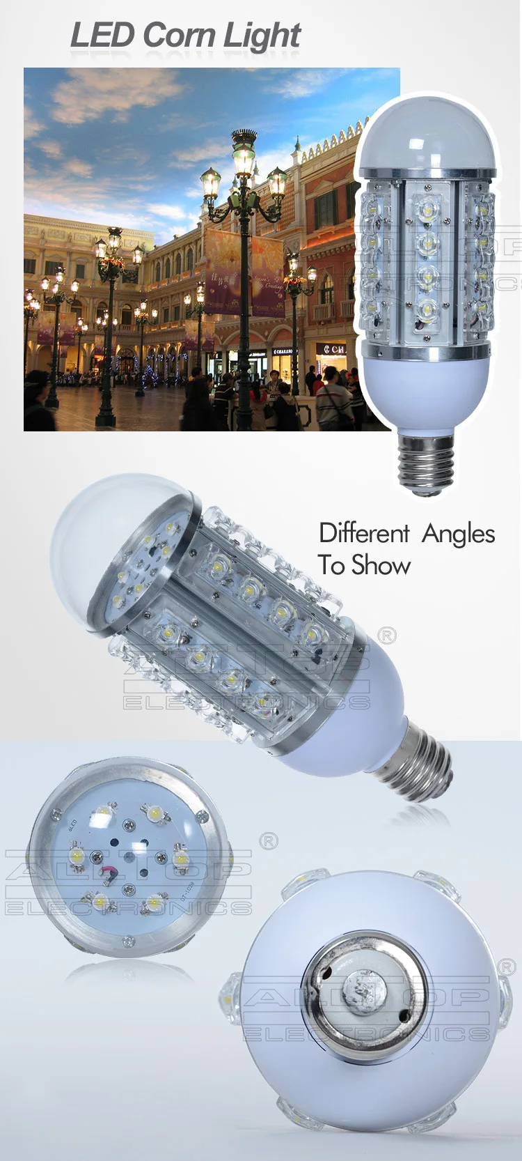 IP67 waterproof brigelux cob e40 28w led street lighting bulb
