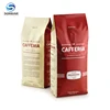 Custom printing tin tie aluminum foil package coffee bags pouch with valve