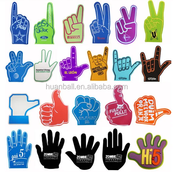 Cheap Cheering Big Foam Hands,Foam Fingers Buy Foam Hand Sponge Hand