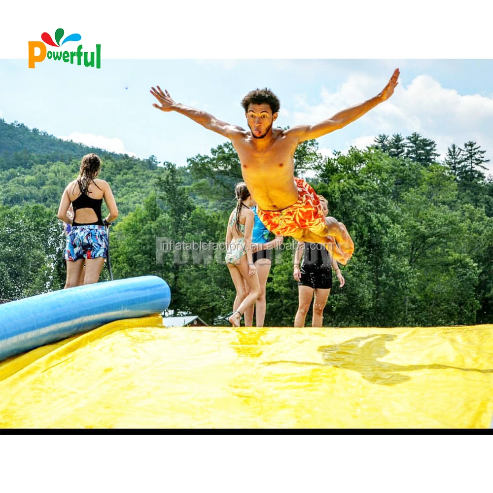 Popular style inflatable slip n slide inflatable slide the city for kids and adults