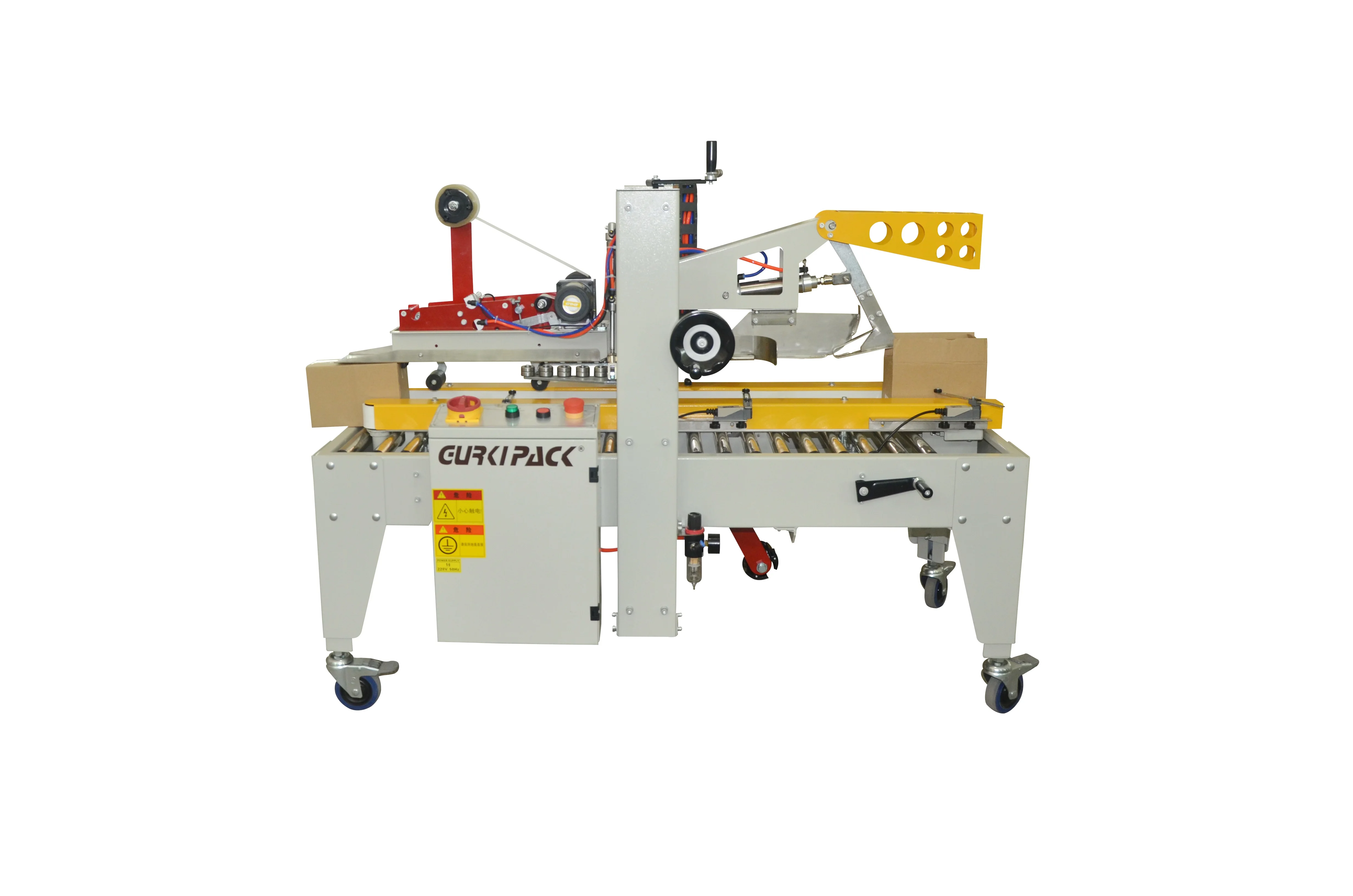Small Carton Flaps Folding Tape Sealing Machine cosmetic Industry