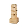 Sport apparel accessories wood display standing rack