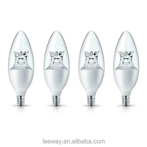40W Equivalent Soft White E12 Dimmable Candelabra B11 LED Light Bulb