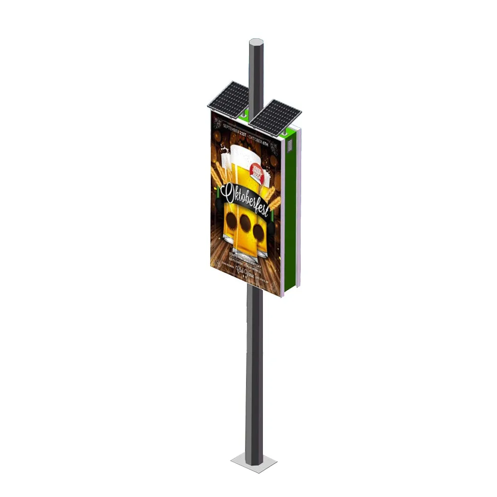 product-Outdoor double sided street pole lamp post display for sals-YEROO-img-5