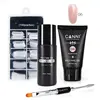 2019 NEW Nail art products CANNI POLY GEL 10 colors 45g extend builder led soak off natural clear soft cover poly gel thick gel