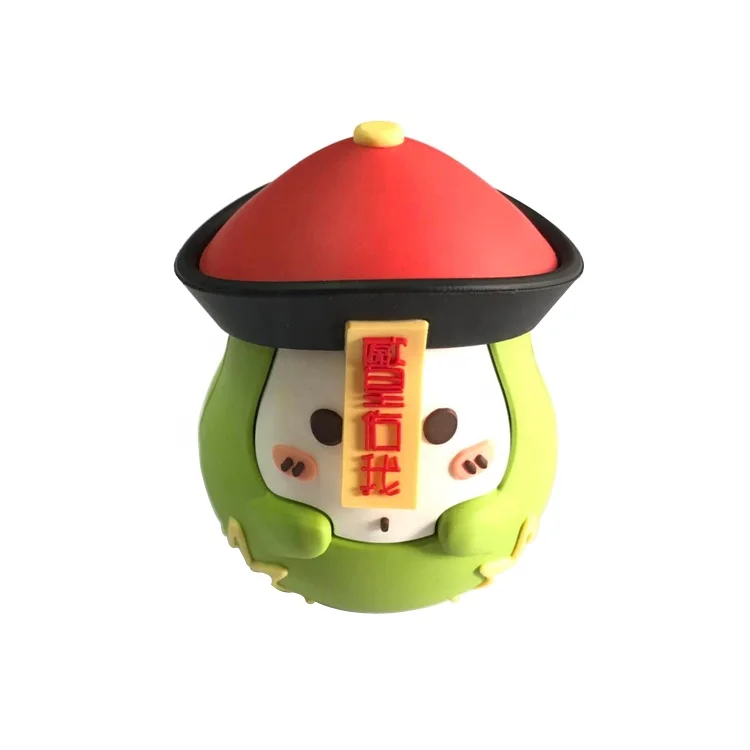 3D Art Collection Zombie Figures Eco-friendly PVC Soft Plastic Toys