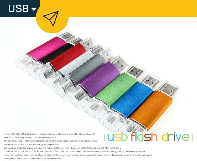 Promotional gift Cheap OEM otg flash drive for connection mobile phone - ANKUX.COM