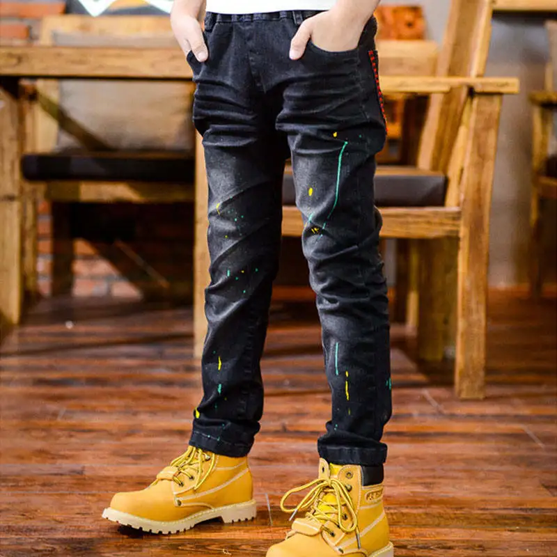 Fashion Branded boys jeans pants 99% cotton Straight children jeans trousers New stylish jeans pants for boys