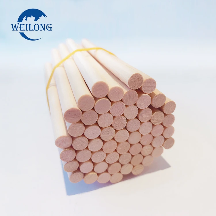 Food Grade White Birch Hot Sale Cheap Custom  Wood Round Bar  Sticks