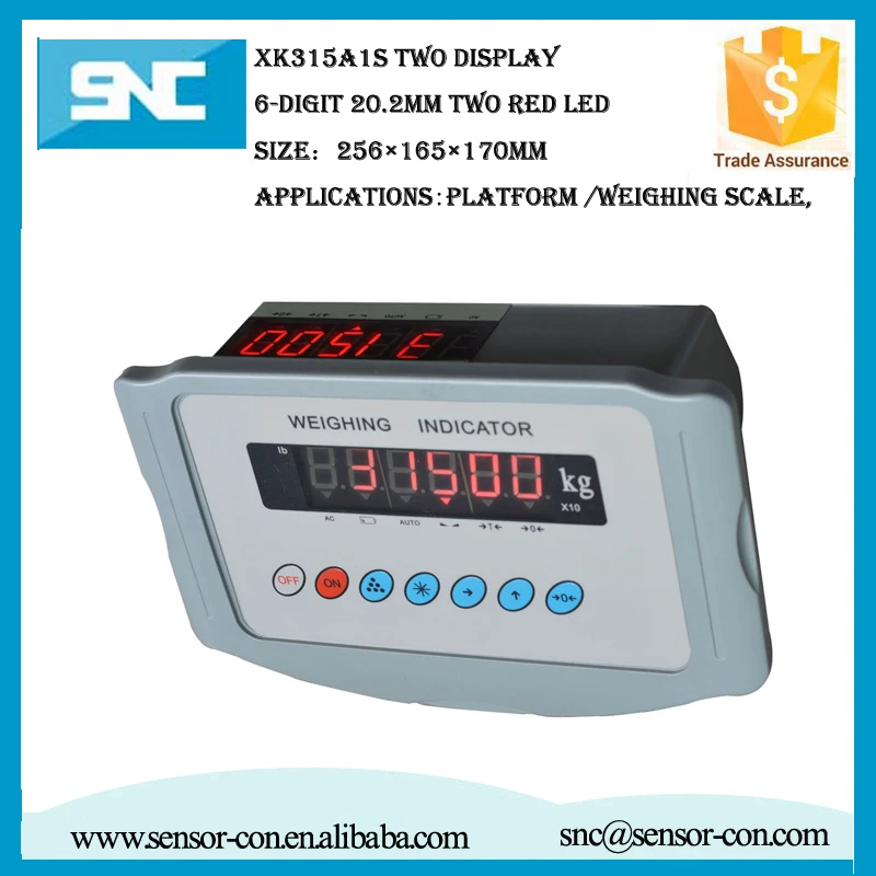 RS232 4-20mA counting scale digital weight indicator with battery