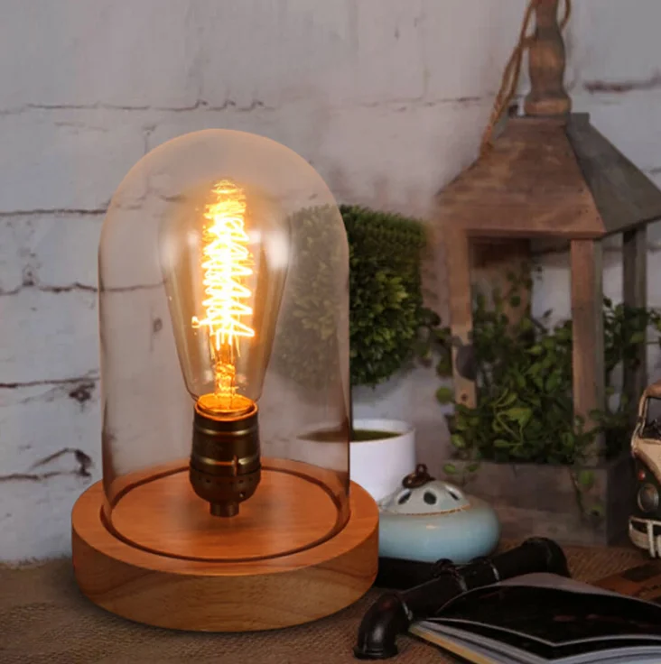 Small Wooden Table Lamp Home Bedroom Decorating Table Wooden Lamp Buy