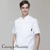 Long and Short Sleeve Kitchen Uniform White Chef Jacket Catering Chef Coat